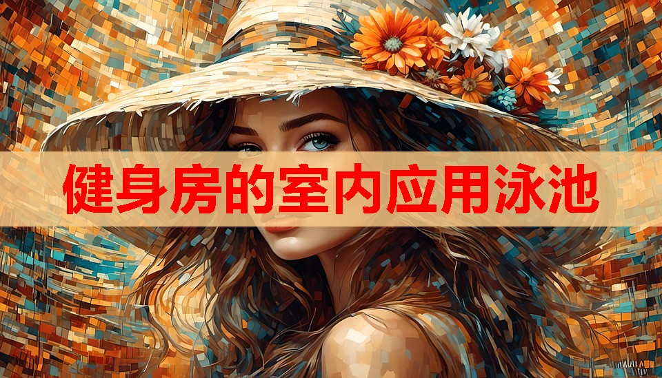 健身房的室内应用泳池